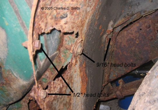 1980 GMC K/25 wheel well