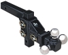 ADJUSTABLE TRI-BALL MOUNT ,1-7/8",2"2-5/16", CHROME BALLS. 